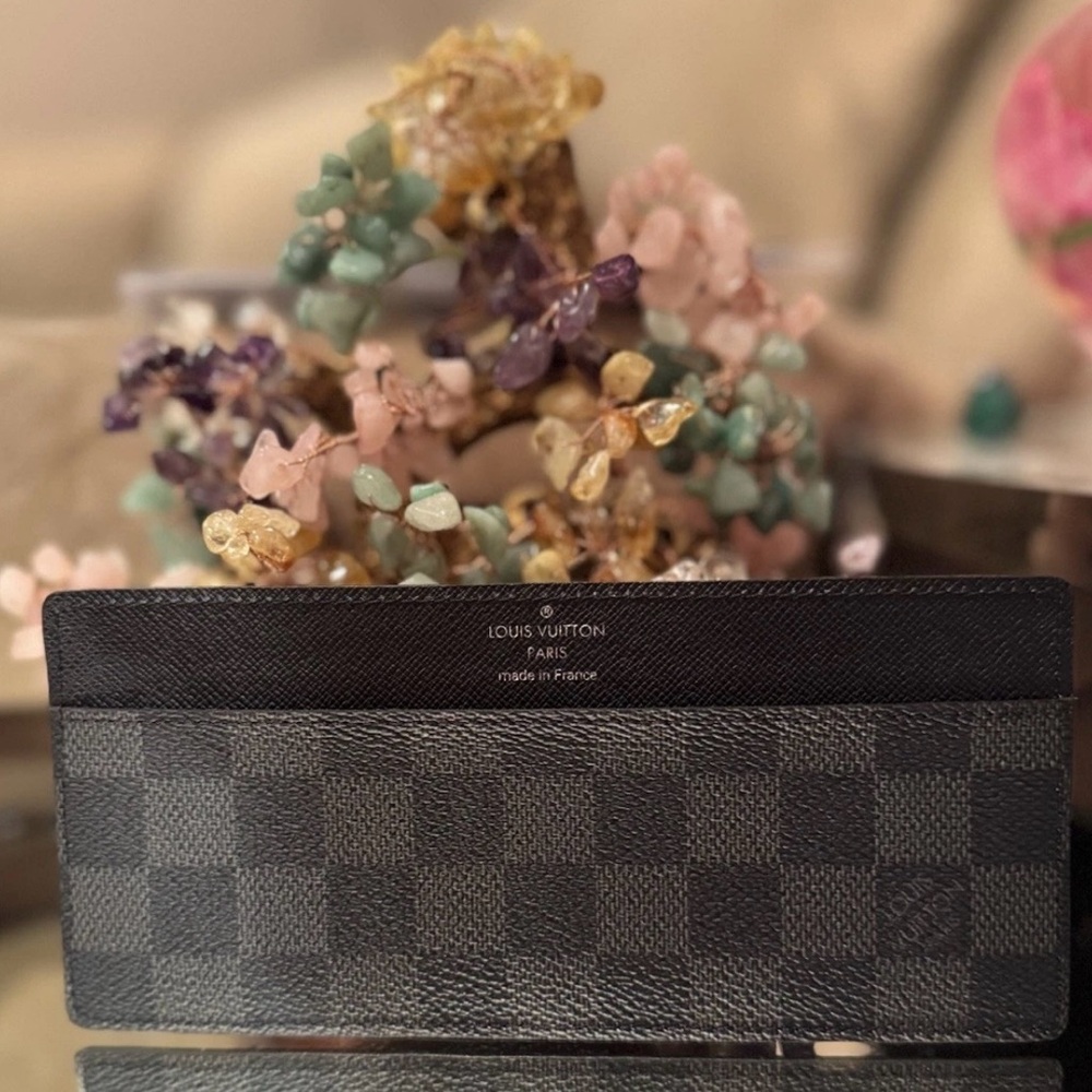 LOUIS VUITTON DAMIER GRAPHITE WALLET POUCH INSERT! MIF! EXCELLENT!
